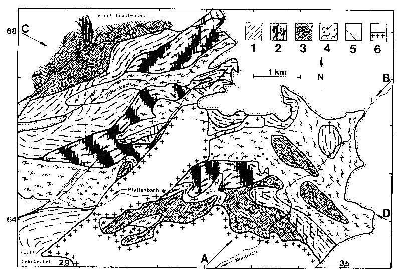 Lithologisch-strukturelle Karte